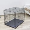 Kerbl Pet Crate Black Metal, Plastic Medium Collapsible Pet Crate