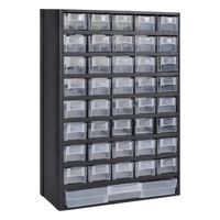 vidaXL 41-Drawer Plastic Storage Cabinet Tool Box