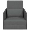 vidaXL Sofa Bed Dark Grey 25.59 x 31.50 x 32.68 in Velvet