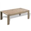 vidaXL Coffee Table Solid Brushed Acacia Wood 43.3"x23.6"x15.7"
