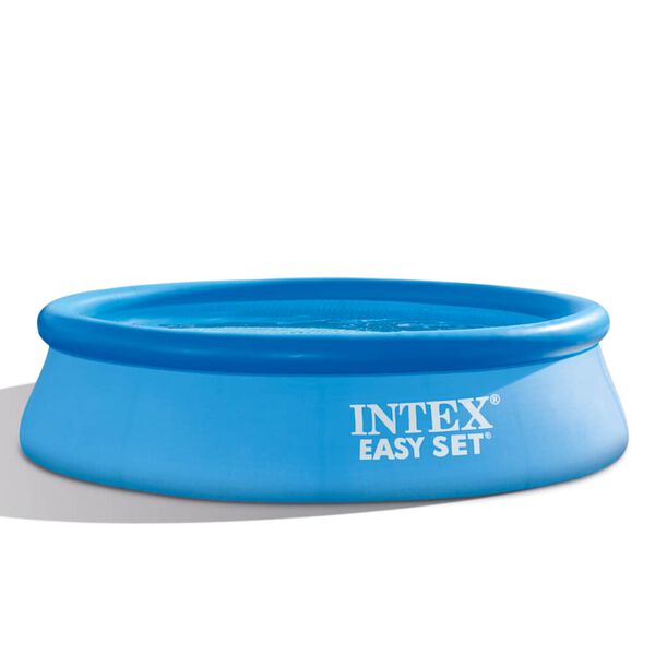 INTEX Pool Blue PVC Medium Durable Pool Round Portable