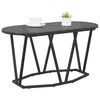 vidaXL Coffee Table Black Oak 80 x 40 x 40.5 cm