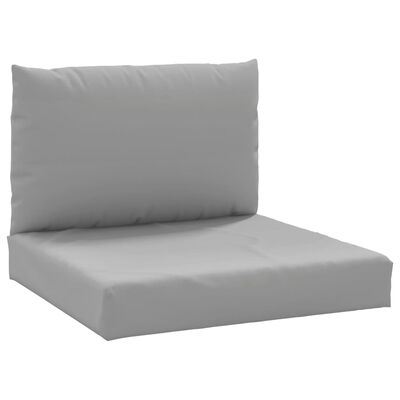 vidaXL Pallet Cushions 2 pcs Gray Oxford Fabric