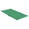 vidaXL Lowback Chair Cushion Set of 4 Green Oxford fabric (100% polyester)