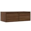 vidaXL TV Cabinet Brown oak Engineered wood Standard TV Cabinet