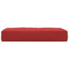 vidaXL Red Pallet Cushion Oxford fabric (100% polyester) 23.6x23.6 in