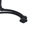 vidaXL Bistro Table Leg Black Cast Aluminum Medium Bistro Table Legs