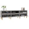 vidaXL TV Cabinet Gray sonoma Engineered wood 59 in x 11.8 in x 17.5 in