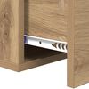 vidaXL Wall-mounted Bedside Cabinet Artisan Oak