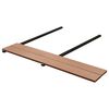 vidaXL WPC Decking Boards with Accessories 107.6 ft² 7.2' Brown