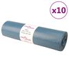 vidaXL Bin Bags 100 pcs Blue 63.4 gal