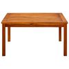 vidaXL Coffee Table Natural wood Solid acacia wood Medium Durable