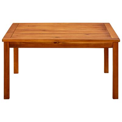vidaXL Patio Coffee Table 33.5"x33.5"x17.7" Solid Acacia Wood
