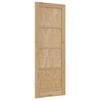 vidaXL Interior Door ORKDAL Brown 28.94 x 78.15 in Plywood