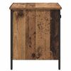 vidaXL Bedside Cabinet with Drawer Old Wood 15.75 x 16.54 x 19.69 in