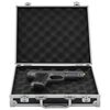 vidaXL Gun Case Aluminum ABS Black