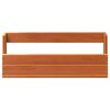 vidaXL Wall-mounted Shoe Rack Set of 2 Wax brown Solid pine wood