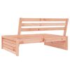 vidaXL Garden Middle Sofa Natural Wood Solid Douglas Fir wood Medium