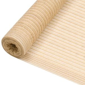 vidaXL Privacy Net Beige 3.3‘x164‘ HDPE 0.245 oz/ft²