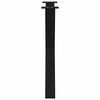 vidaXL Dining Table Leg Set of 2 Black Powder-Coated Steel Medium