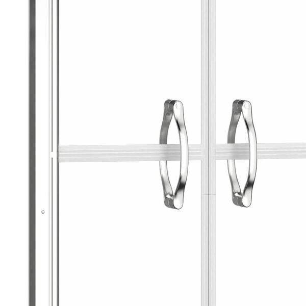vidaXL Shower Door Clear ESG 29.9"x74.8"