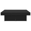 vidaXL Coffee Table Black Engineered wood Medium Modern Coffee Table