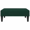 vidaXL Sofa Set Dark Green Velvet (100% polyester), wood, plastic Large