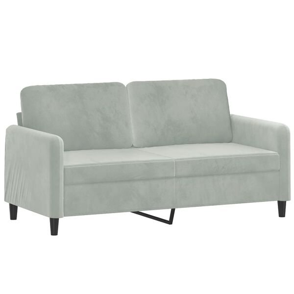 vidaXL Sofa Set Light grey