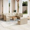 vidaXL Garden Sofa Set Beige
