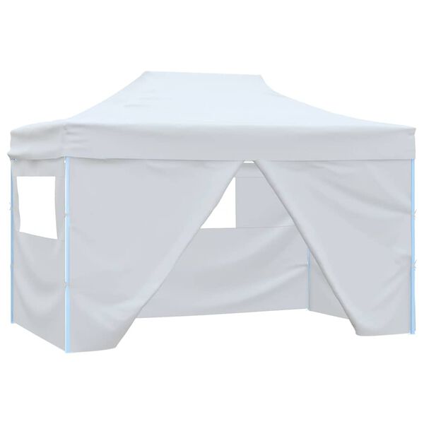 vidaXL Party Tent White 600D Oxford fabric with PVC coating 10x13 ft
