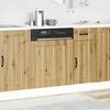 vidaXL Dishwasher Panel Artisan oak Engineered wood Standard Durable