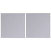vidaXL Mirror Tile Set of 16 Reflective Top-notch glass 8.1 in x 8.1 in
