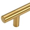 vidaXL Cabinet Handle Set of 5 Gold Stainless steel Standard