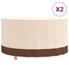 vidaXL Garden Furniture Cover Beige and brown