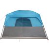 vidaXL Family Tent Cabin 8-Person Blue Waterproof