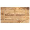 vidaXL Table Top 43.3"x19.7"x1.5" Rectangular Solid Wood Mango