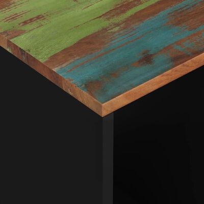vidaXL Side Table 15.7"x12.2"x18.1" Solid Wood Reclaimed&Engineered Wood