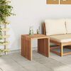 vidaXL Garden Side Table Brown 45 x 42.5 x 45 cm Solid teak wood