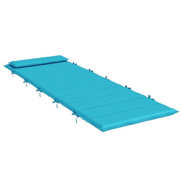 vidaXL Sun Lounger Cushion Turquoise 178 x 60 x 4 cm Oxford Fabric