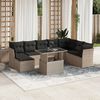 vidaXL Garden Sofa Set Light grey