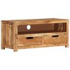 vidaXL TV Cabinet Light Brown Solid Acacia Wood Standard TV Cabinet