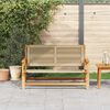 vidaXL Garden Furniture Beige 78 x 122 x 73cm Solid Acacia wood