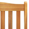 vidaXL Wooden Rocking Chair Wooden tone Solid acacia wood Standard