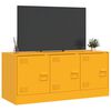 vidaXL TV Cabinet Mustard Yellow Cold-rolled steel Medium TV Cabinet
