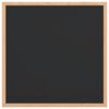 vidaXL Chalkboard with Solid Pine Wood Frame Black 15.7x15.7"