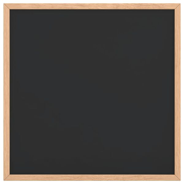 vidaXL Chalkboard with Solid Pine Wood Frame Black 15.7x15.7"