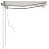 vidaXL Retractable Awning Cream