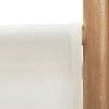 vidaXL Folding 3-Panel Room Divider 47.2" Bamboo and Canvas