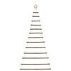 vidaXL&nbsp;Hanging Christmas Tree with Top Star 33.9x70.9" Natural Branch