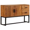 vidaXL Sideboard Natural Brown Solid Acacia wood, Iron, Engineered wood